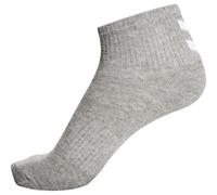 hummel, hmlCHEVRON Lot de 6 paires de chaussettes mi-coupées Noir/blanc/gris Taille 14