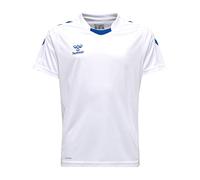 hummel hmlCORE XK Poly Jersey S/S Kids T-Shirt, Blanc, 128 Enfants Unisexes