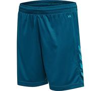 hummel hmlCORE XK Poly Shorts Kids, Shorts Enfants Unisexes, Blue Coral, 128 -