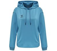 hummel Hmlcore Xk Poly Sweat à Capuche pour Femme Shirt, Bleu Danube, XS