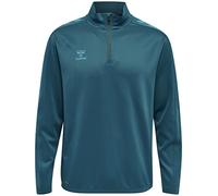 hummel Hmlcore Xk Sweat à Demi Fermeture Éclair Poly Shirt, Blue Coral, XL Mixte
