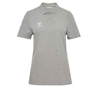 Hummel, hmlGO 2.0 Chevron Polo pour Femme, Gris chiné, Taille L