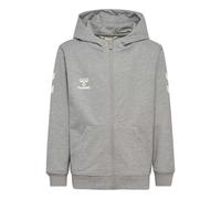 Hummel, hmlGO 2.0 Chevron Sweat à Capuche zippé pour Enfant, Gris chiné, 152
