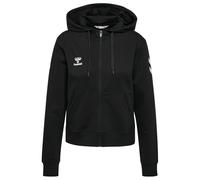 Hummel, hmlGO 2.0 Chevron Sweat à Capuche zippé pour Femme, Noir, Taille S