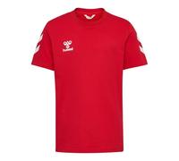 Hummel, hmlGO 2.0 Chevron T-Shirt S/S pour Enfant, Rouge véritable, Taille 116