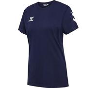 Hummel, hmlGO 2.0 Chevron T-Shirt S/S pour Femme, Bleu Marine, Taille S