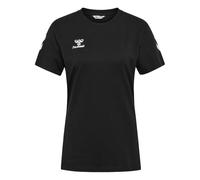 Hummel, hmlGO 2.0 Chevron T-Shirt S/S pour Femme, Noir, Taille XS