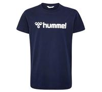 hummel Hmlgo 2.0 Logo T-shirt unisexe pour enfant multisport en coton bio, Marine, 14 ans