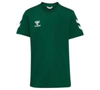 Hummel, hmlGO 2.0 T-Shirt à Chevron pour Enfant, Taille S/S, Vert éternel, Taille 152