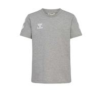 Hummel, hmlGO 2.0 T-Shirt à Chevron S/S pour Enfant, Gris chiné, Taille 116