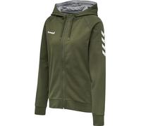 hummel HMLGO Cotton Zip Hoodie Woman Maillot de survêtement Femme, Grape Leaf, XS