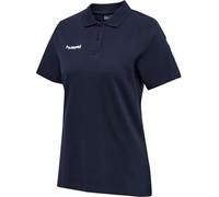 hummel HMLGO Polo en Coton pour Femme, Bleu Marine, Taille S