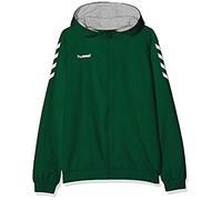 Hummel Hmlgo Veste à Capuche zippée en Coton pour Enfant - Vert Evergreen - 6 ans/116 EU