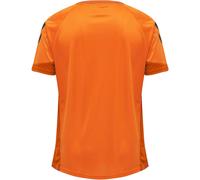 Hummel hmlLEAD S/S POLY JERSEY KIDS - ORANGE TIGER - 152