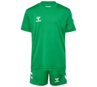 Hummel Logo Short Sleeve Set Vert 152 cm Enfants