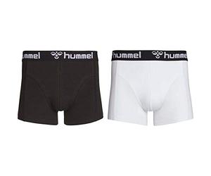 hummel Hmlmars Lot de 2 Boxers pour Homme, Noir/Blanc, Taille XXL EU