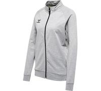 Veste de survêtement zippée en coton femme Hummel Move Grid Gris XS