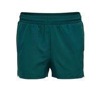 hummel hmlMOVE Grid Woven Shorts Woman, Shorts aux Femmes, Deep Teal, S -