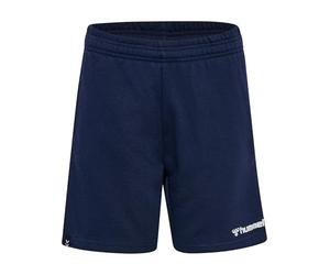 hummel hmlMOVER Bermuda en Coton pour Enfant, Bleu Marine, 128
