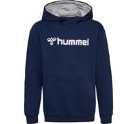 hummel Hmlmover Sweat à Capuche en Coton Unisexe pour Enfant, Bleu Marine, 128 EU