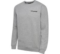 hummel hmlMOVER Sweat-Shirt en Coton, Gris chiné, Taille S