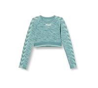 hummel Hmlmt Saga T-Shirt Court sans Couture pour Femme, Atlantique Nord/Blue Surf Melan, XL