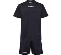 Hummel Multi Pl Short Sleeve Set Noir 116 cm Enfants