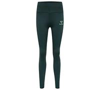 hummel Hmlparis Legging Taille Haute pour Femme, Femme, Leggings, 206231, Gris, XS Slim