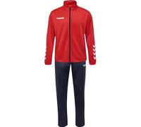 hummel Hmlpromo Poly Suit Combinaison de Piste Homme, Rouge Vrai/Marine, S