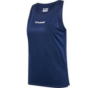 hummel Hmlrun Singlet S/L Femme T-Shirt, Bleu Nuit