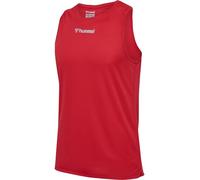 hummel Hmlrun Singlet S/L T-Shirt, Rouge Tango, m Homme