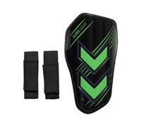 Hummel, hmlSHIN Guards Super Light, Noir/Vert Gecko, M