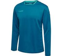 hummel Homme Hmlauthentic Poly Jersey L/S Maillot, Céleste, S EU