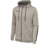hummel Homme Hmlauthentic Poly Zip Sweat à capuche, Gris, L EU