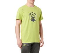 hummel Jersey de Coton Hmloffgrid S/S T-Shirt, Citron foncé/Myrtle, L Homme