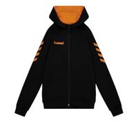 Hummel Sweat à capuche zippé Kids Go en coton Noir/Orange 12 ans Garçon