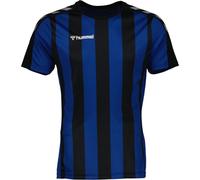 Hummel Kids' Stripe Jersey Drill Top Noir/Bleu 14 (2XL) Unisex