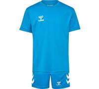 Hummel Ensemble Logo – T-shirt Enfants Unisexes – Bleu Diva – 116 cm (Garçons/Filles)