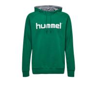 Hummel Logo Sweat à capuche coton enfants vert F6 10 (140)