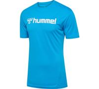 Hummel Logo T-Shirt 2XL Bleu Clair