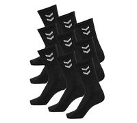 Hummel Lot de 3 paires de chaussettes basiques pour homme, Noir (2001), 36-40