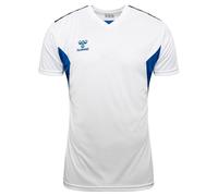 Hummel T-shirt Homme Authentic PL manches courtes Coupe normale 100% polyester recyclé Blanc L