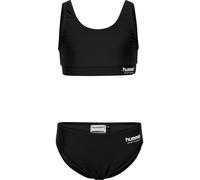 Hummel Maillot de bain de sport 'JR Solid' noir / blanc, Taille 140