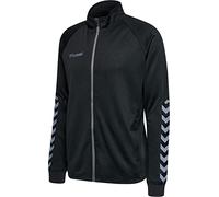 hummel MÂLE Hmlauthentic Veste Zippée en Poly Jacket, Noir Blanc, S EU