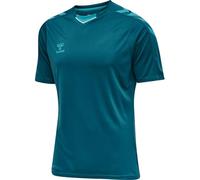 hummel MÂLE Hmlcore Xk Poly Jersey S/S T-Shirt, Corail Bleu, M EU