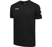 Hummel MÂLE Hmlgo En Coton M/C T-shirts, Noir, XL EU