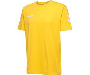 Hummel MÂLE Hmlgo En Coton M/C T-shirts, Sports Jaunes., S EU