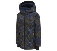 Hummel Veste imperméable à capuche enfant Logan Tex Vert 11 ans