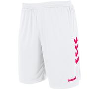 Hummel Memphis Short Homme Blanc/Rouge XL
