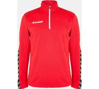 Hummel Men's 1/4 Zip Fleece Fabric Vrai Rouge Medium Male